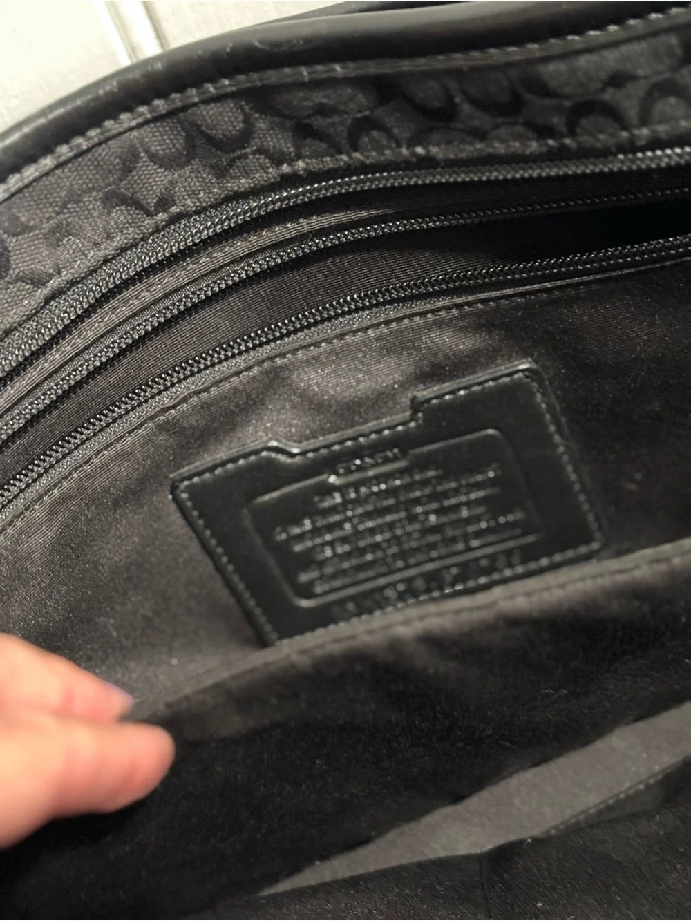 Coach Men’s Signature Jacquard Embassy Briefcase